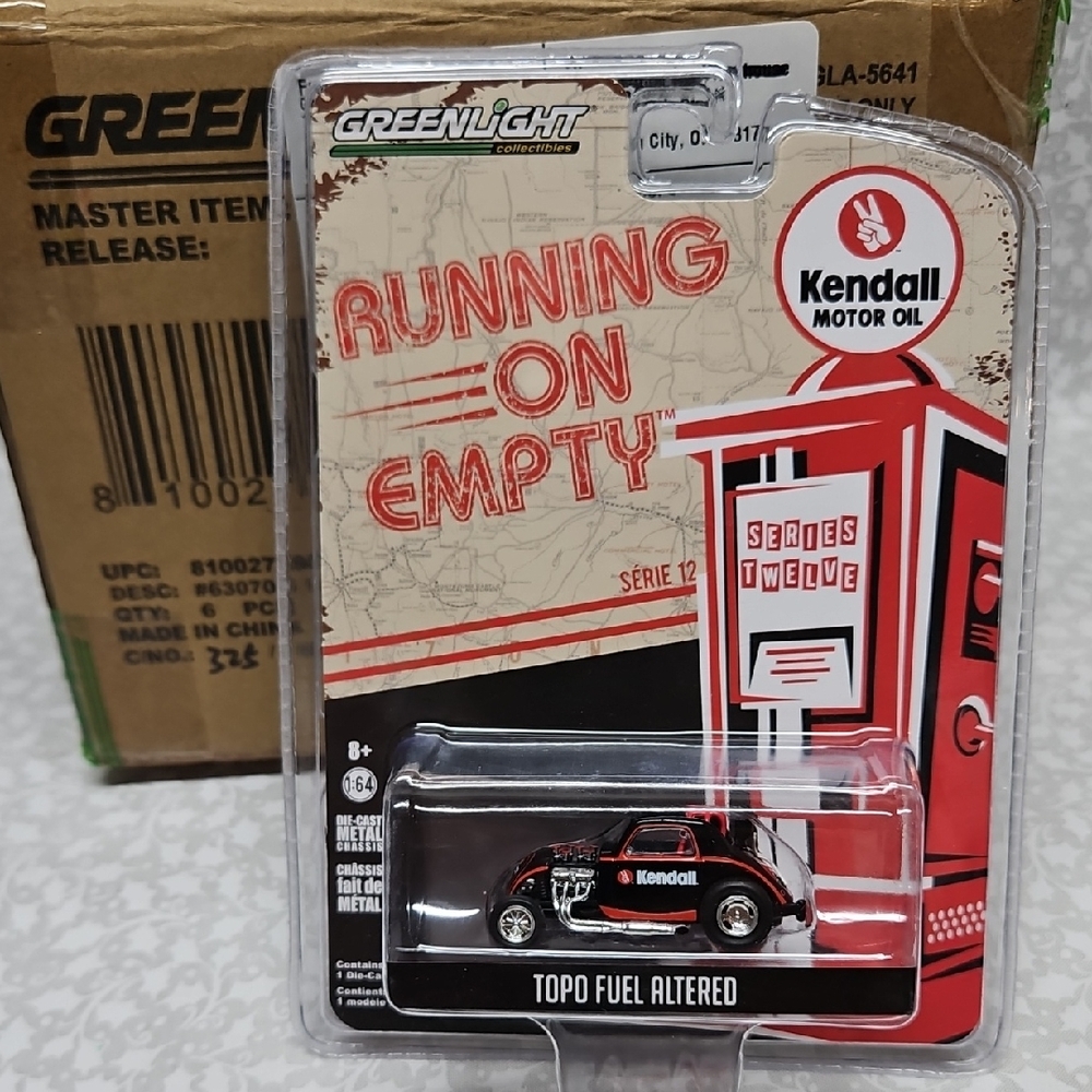 Kendall Motor Oil Topo Fuel Altered 1:64 Scale Die-cast Car